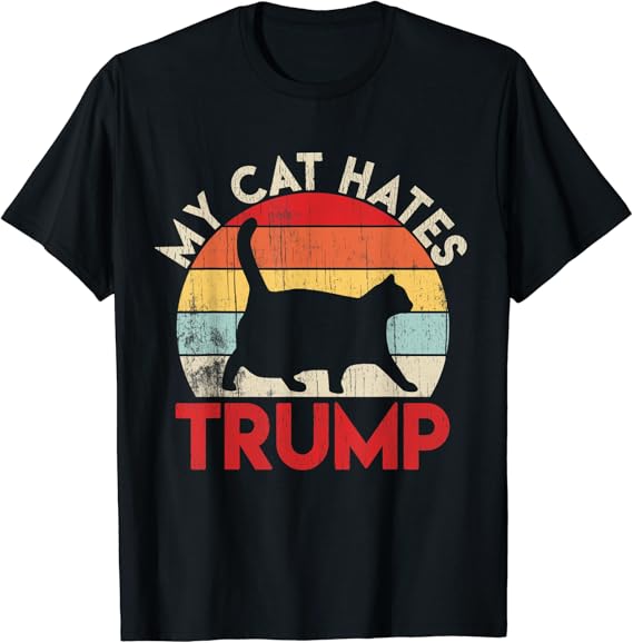 My Cat Hates Trump Funny Chonk Cat Impeach Anti Trump 2020